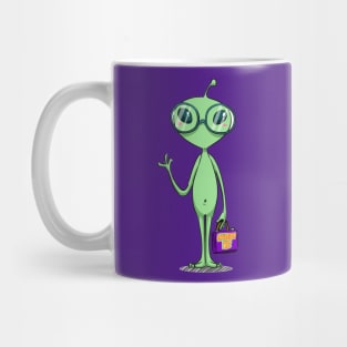 Nerd Alien Mug